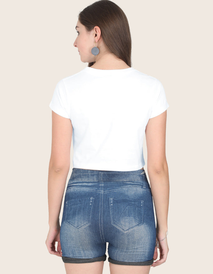 Women's Premium Cotton Crop Top - Breathable & Comfortable
