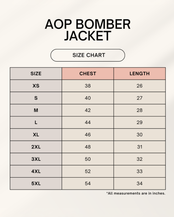Unisex AOP Bomber Jacket
