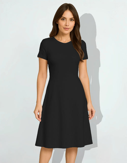 Black a line dress - Comfort and Style Combined