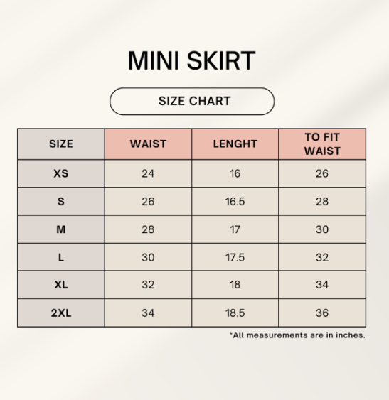 Aop Mini Skirt